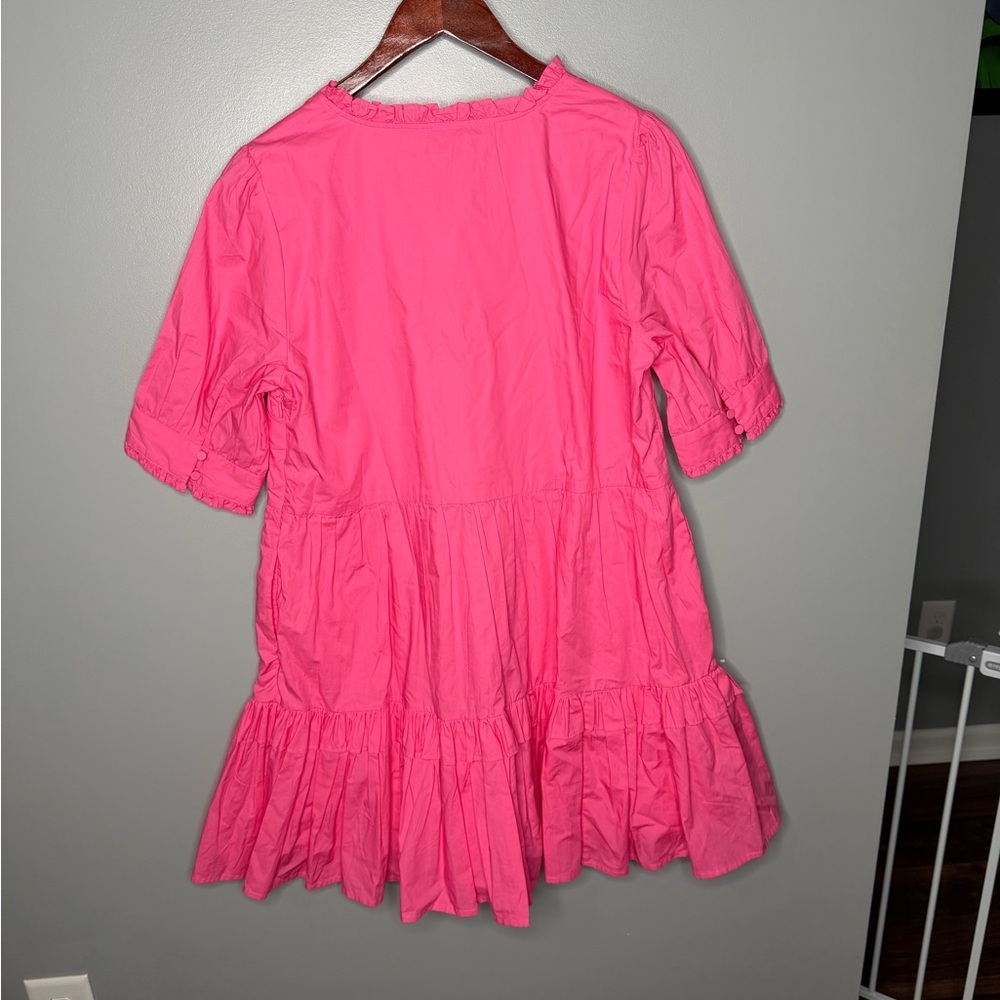 NWT J. Crew Ruffleneck Tiered Popover Dress - Picture 3 of 10